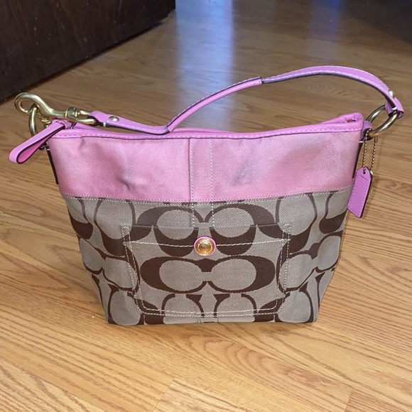 Vintage Y2K Pink Coach Purse and Matching Wallet - Picture 3 of 16